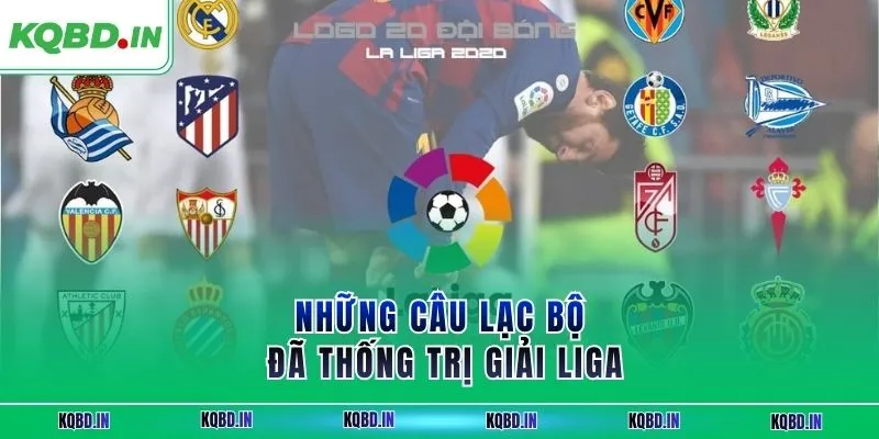 Những câu lạc bộ đã thống trị giải Liga